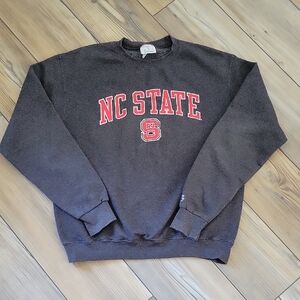 Champion Gray NC State Crewneck Sweatshirt Size Medium